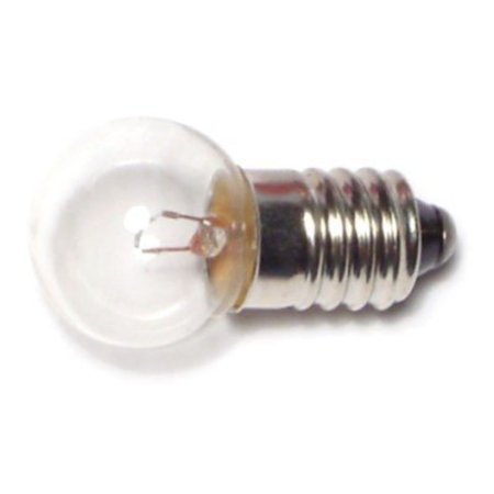 MIDWEST FASTENER #605 Clear Glass Miniature Light Bulbs 4PK 65726